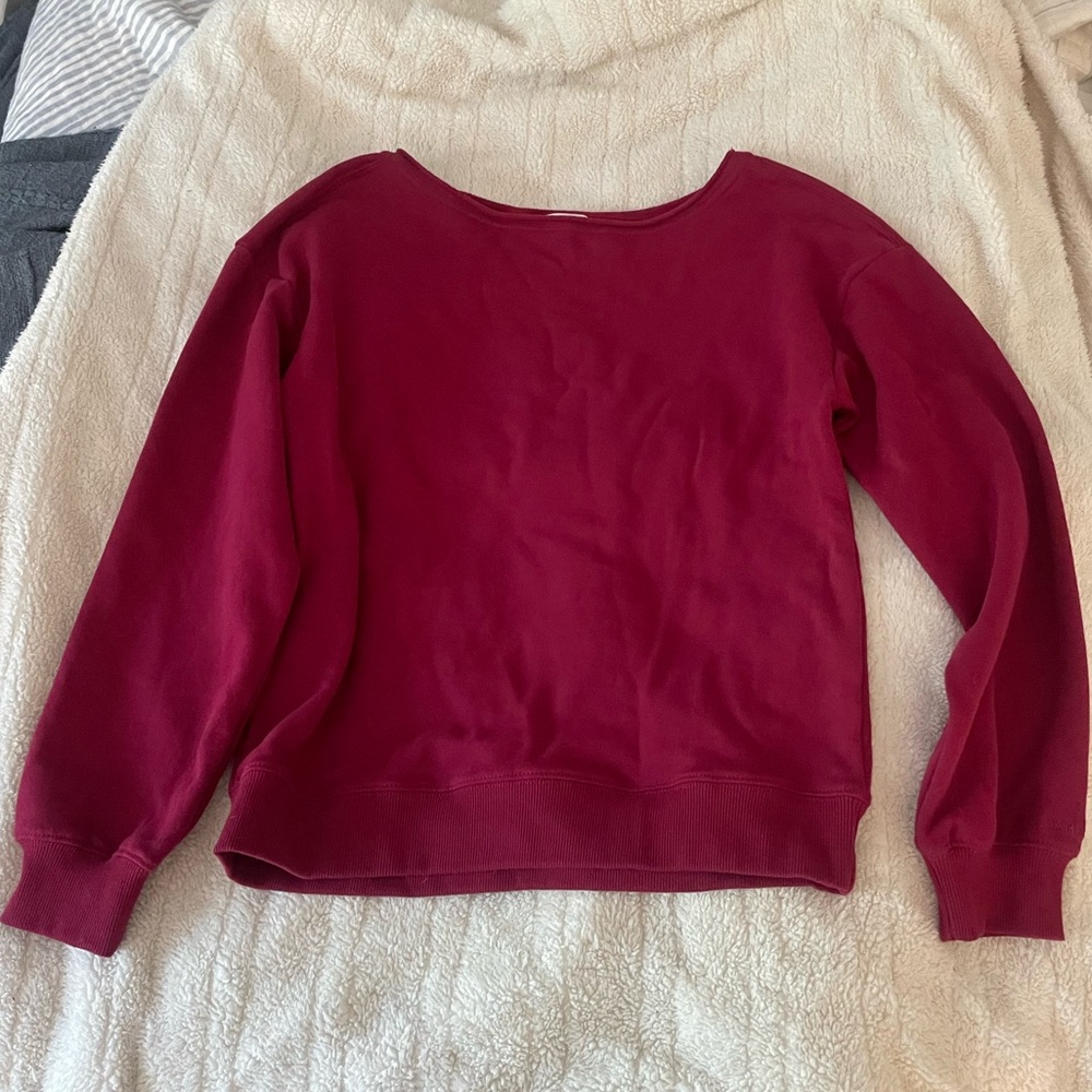 Garage Off Shoulder Crewneck (oversized)